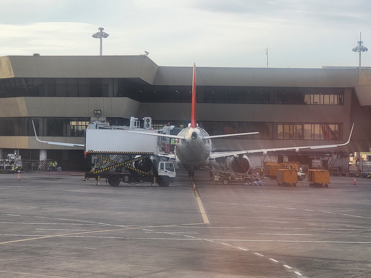 The passenger terminal at Ninoy Aquino International Airport
